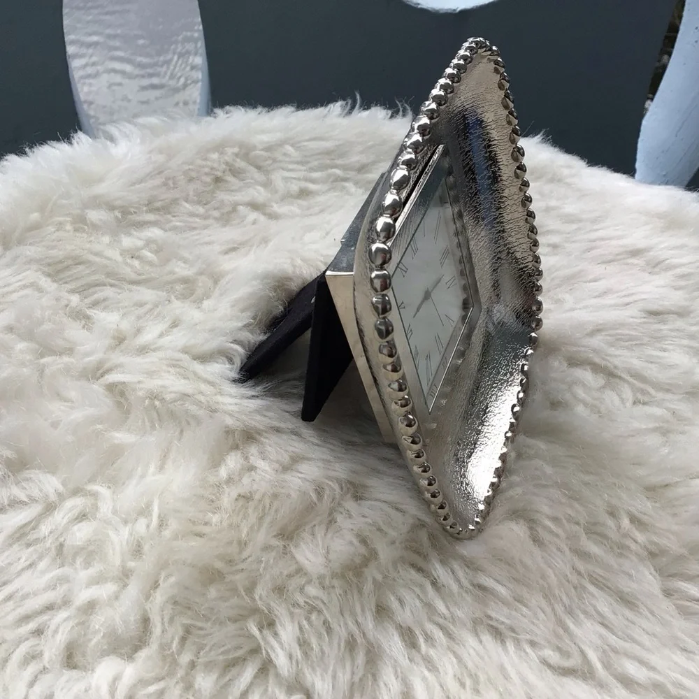 Michael Aram Molten Frost Mini Clock - New Old Stock